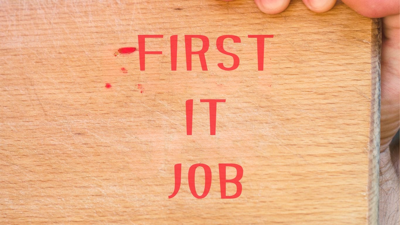 First it job