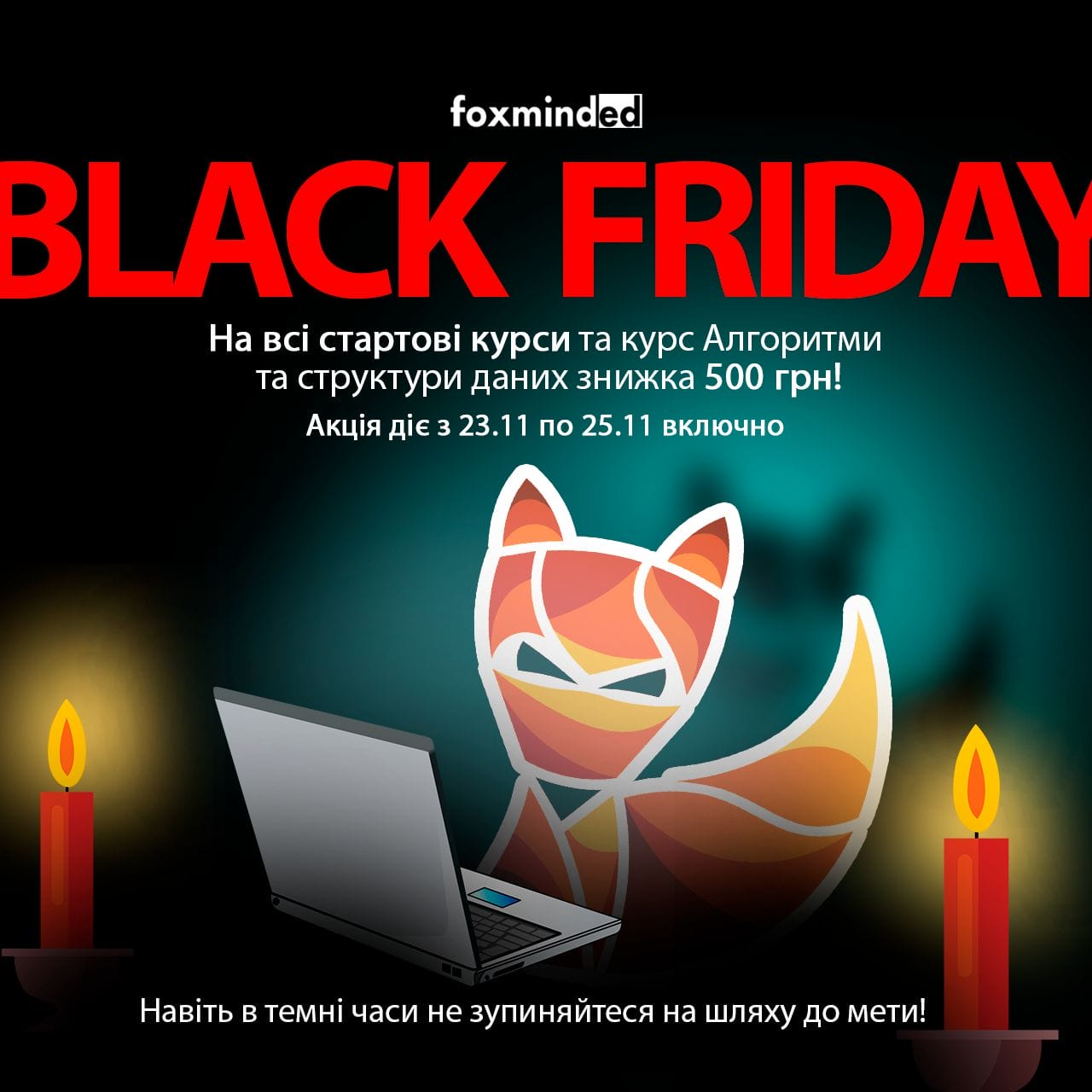 Знижки до BLACK FRIDAY від FoxmindEd
