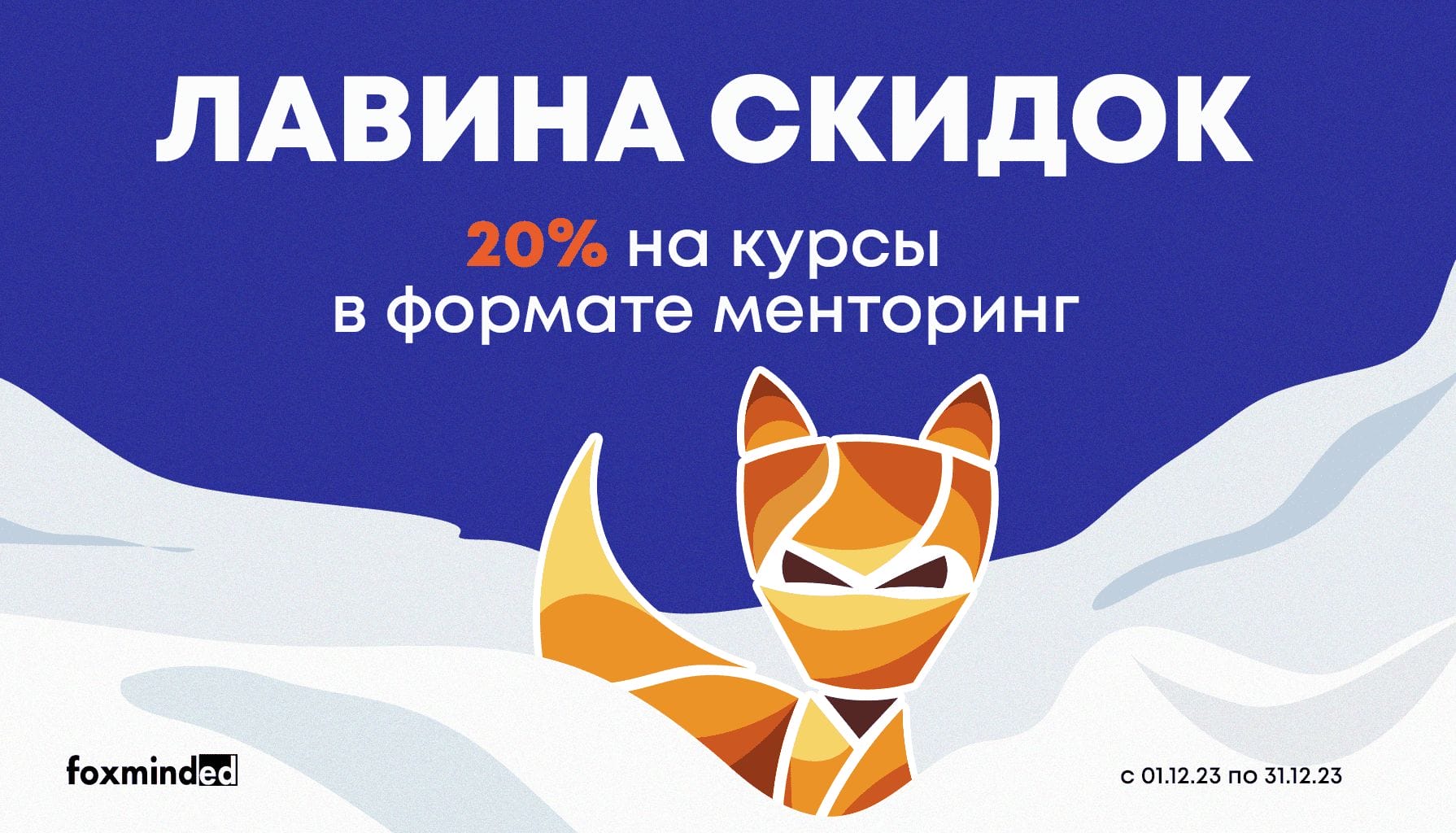 Новорічні знижки в Foxminded 2023