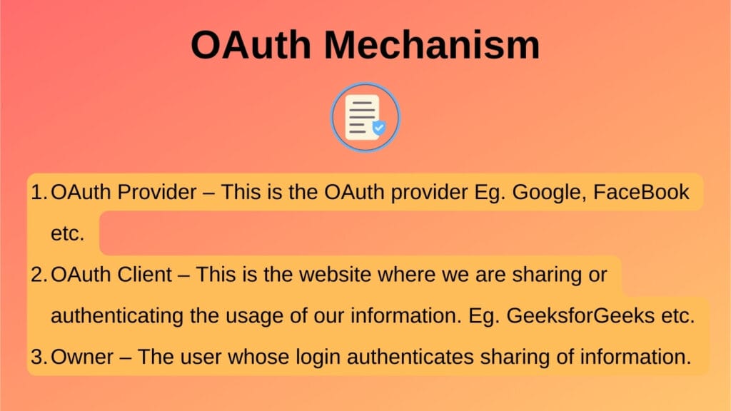 OAuth Mechanism