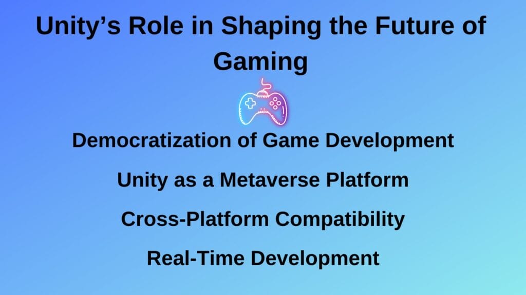 Unity’s Role in Shaping the Future of Gaming