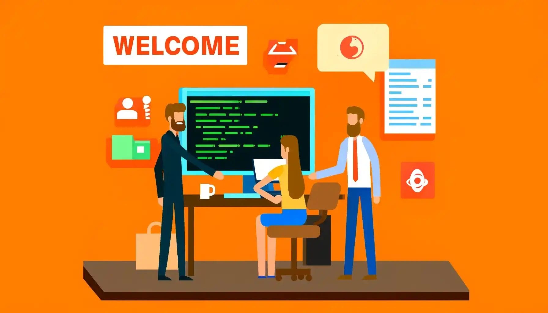 Первый день на новой работе