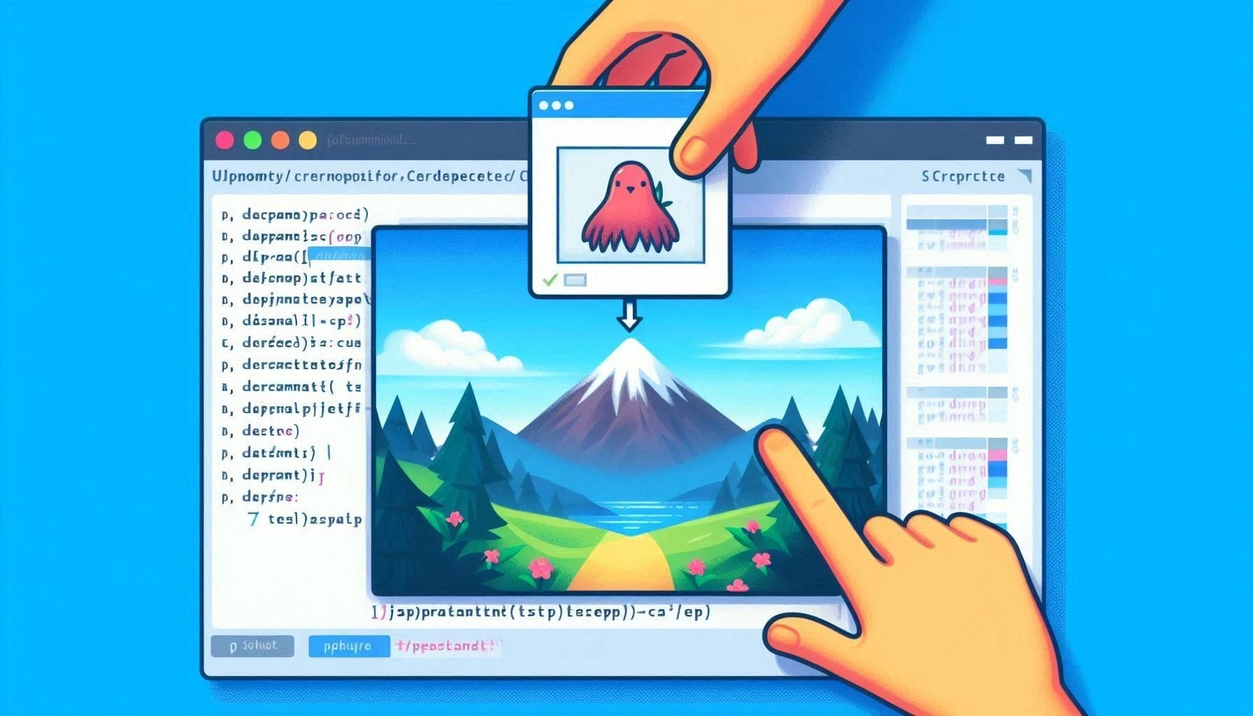 javascript загрузка картинки на страницу