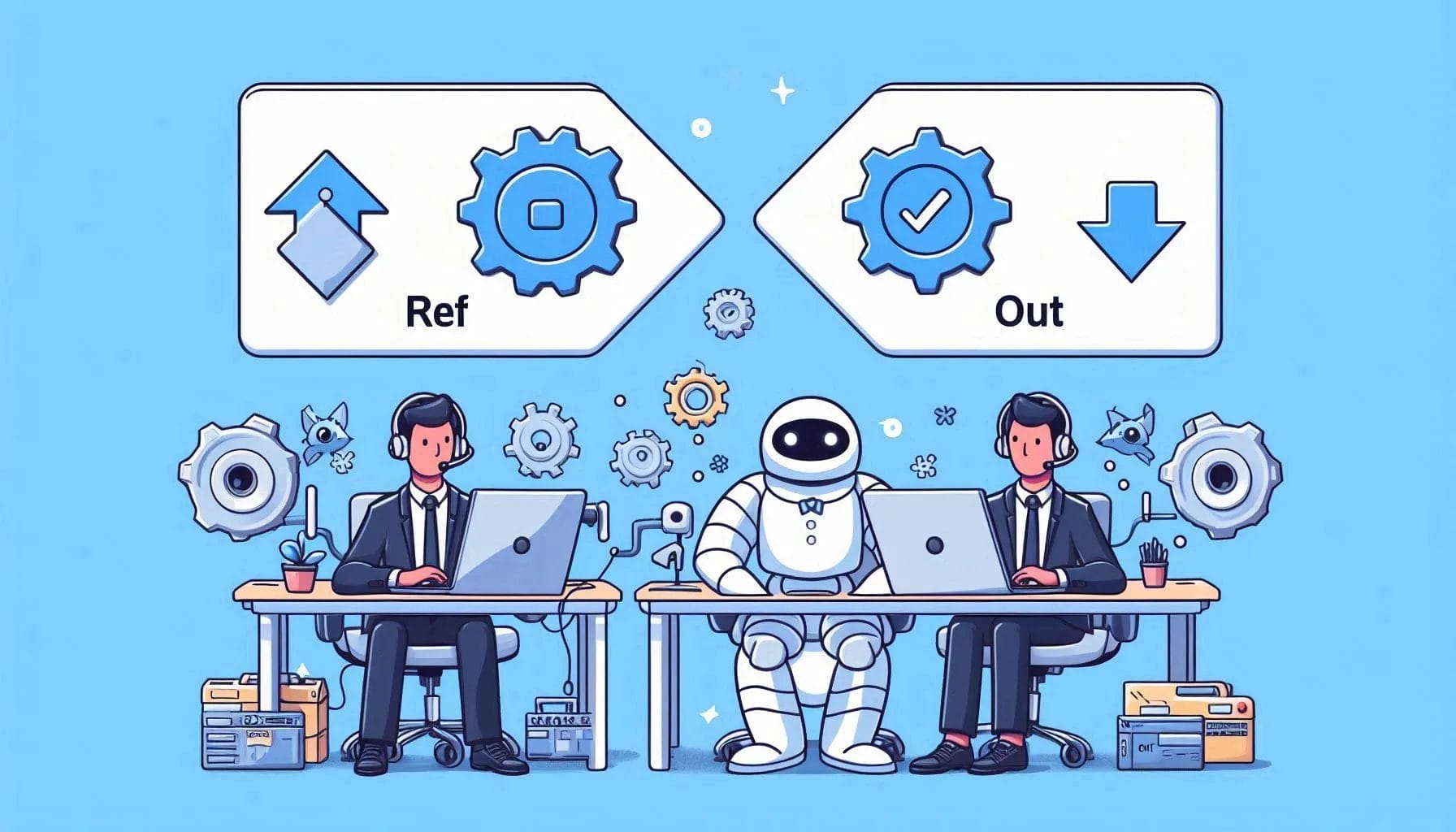 ref out c# разница