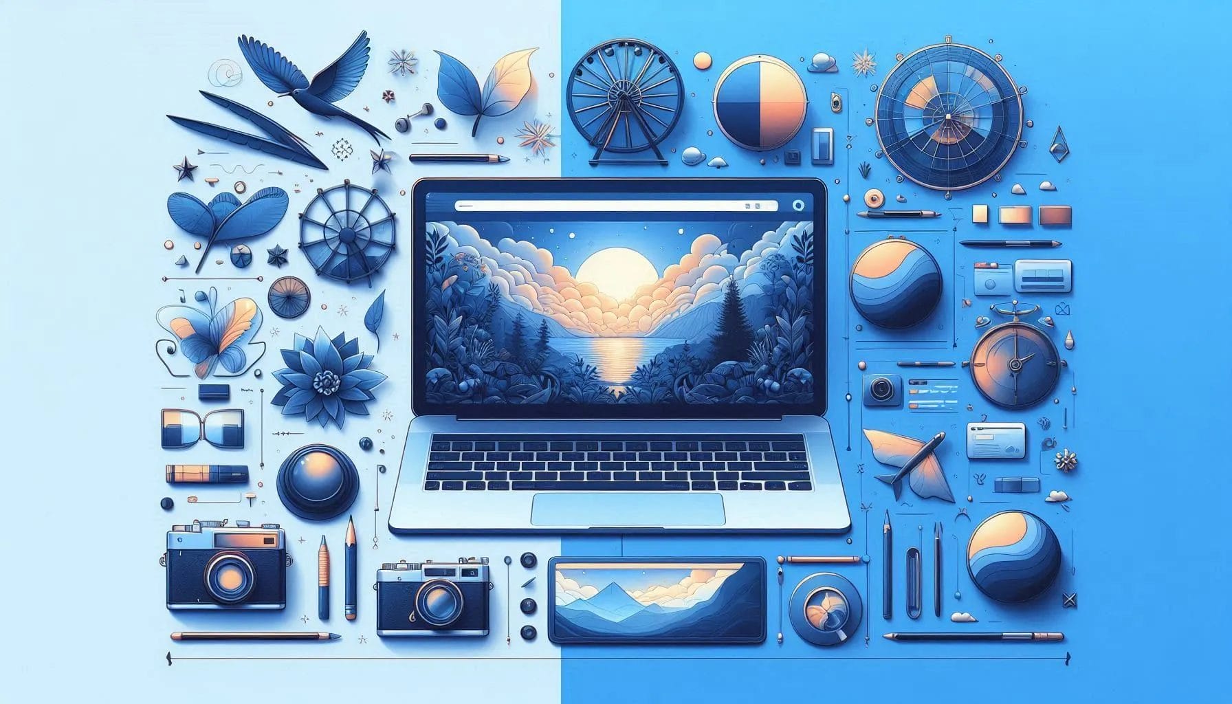 Контраст веб дизайн