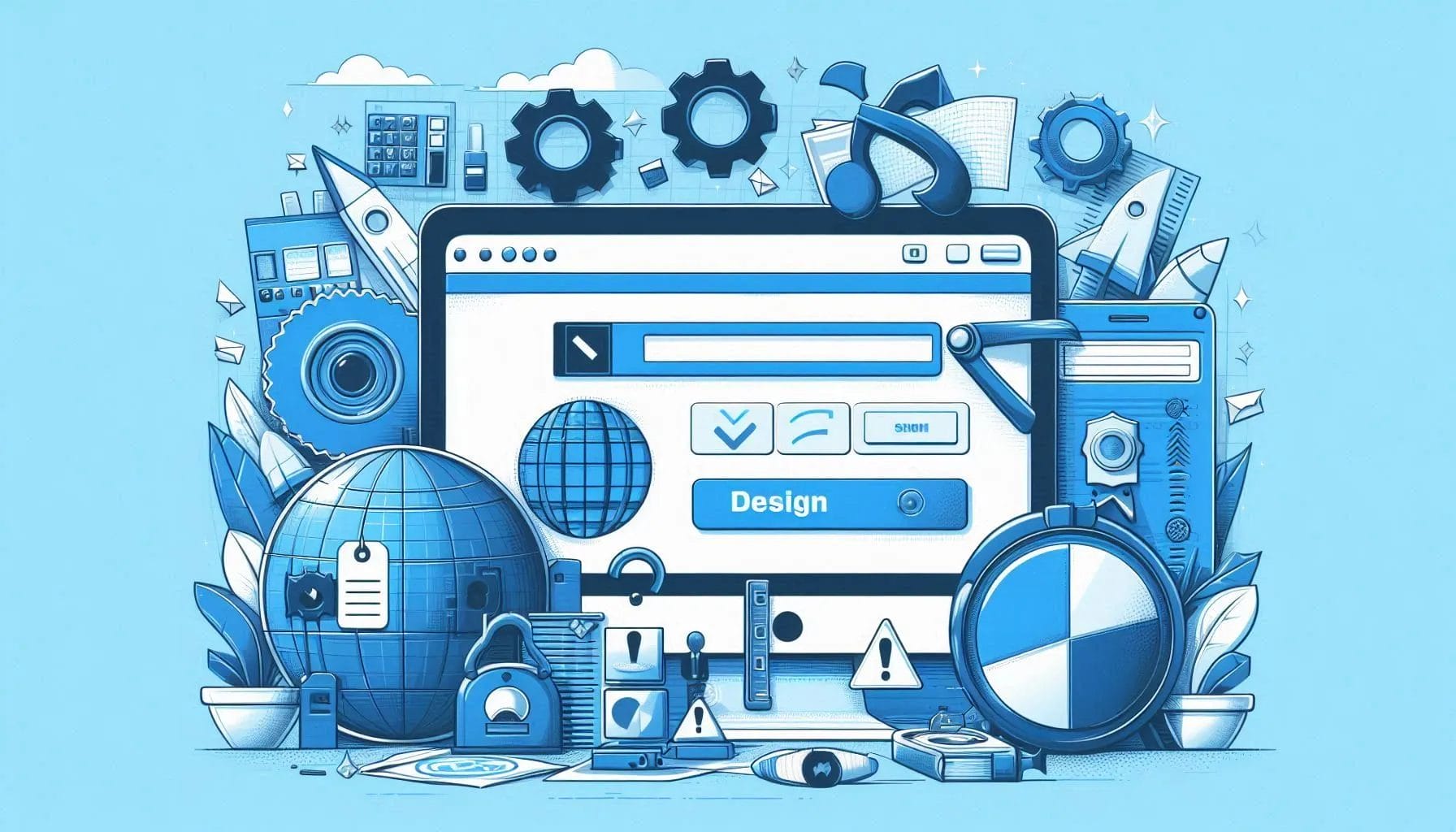 ошибки в дизайне сайта