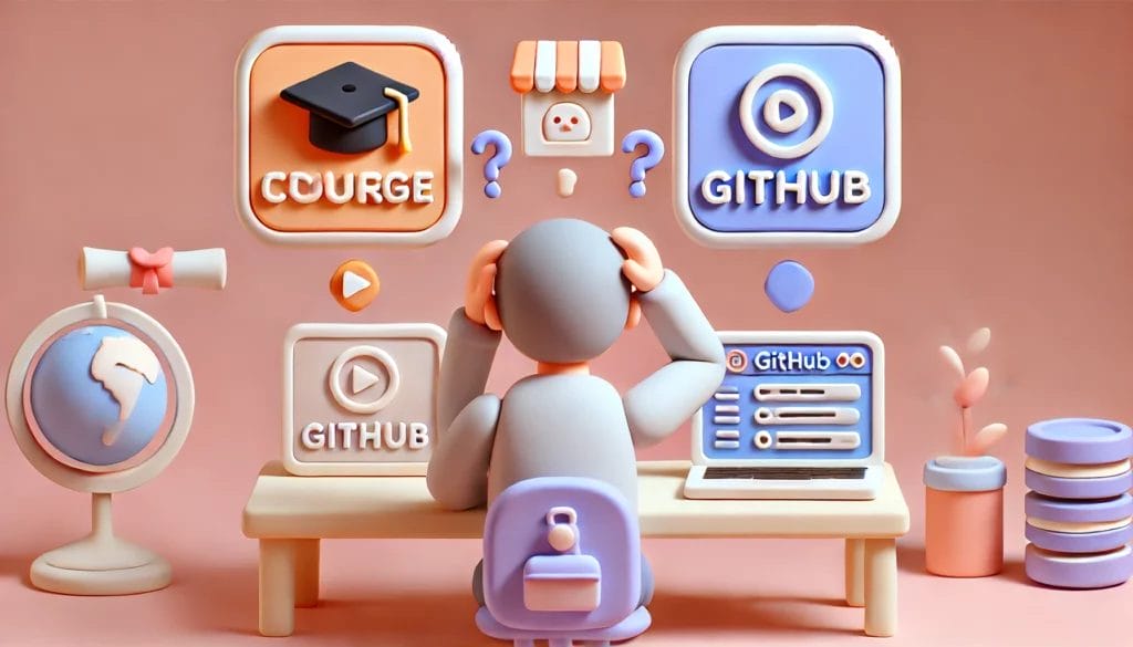 Когда нужен курс, а не ютуб или GitHub