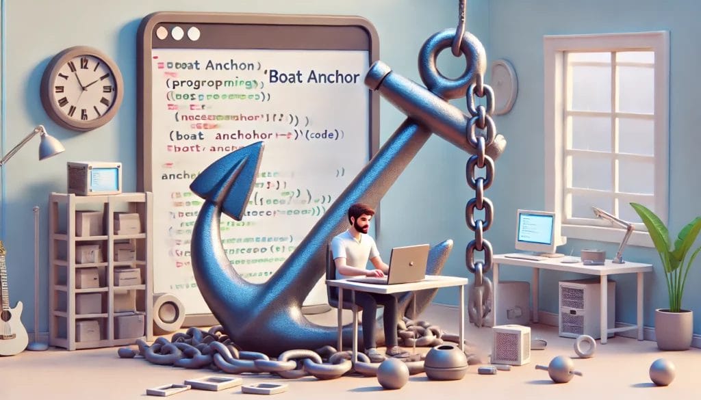 Якорь для лодки